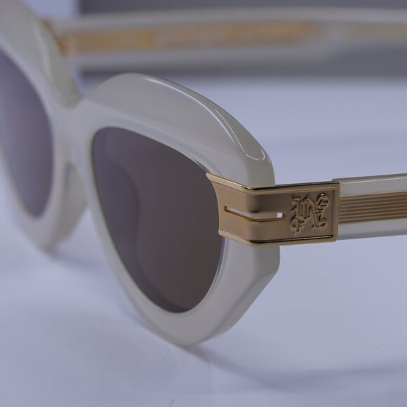 Palm Angels PERI10F MIRACLE 6164 Cat Eye Sunglasses - Sand/Brown - Picture 4 of 11
